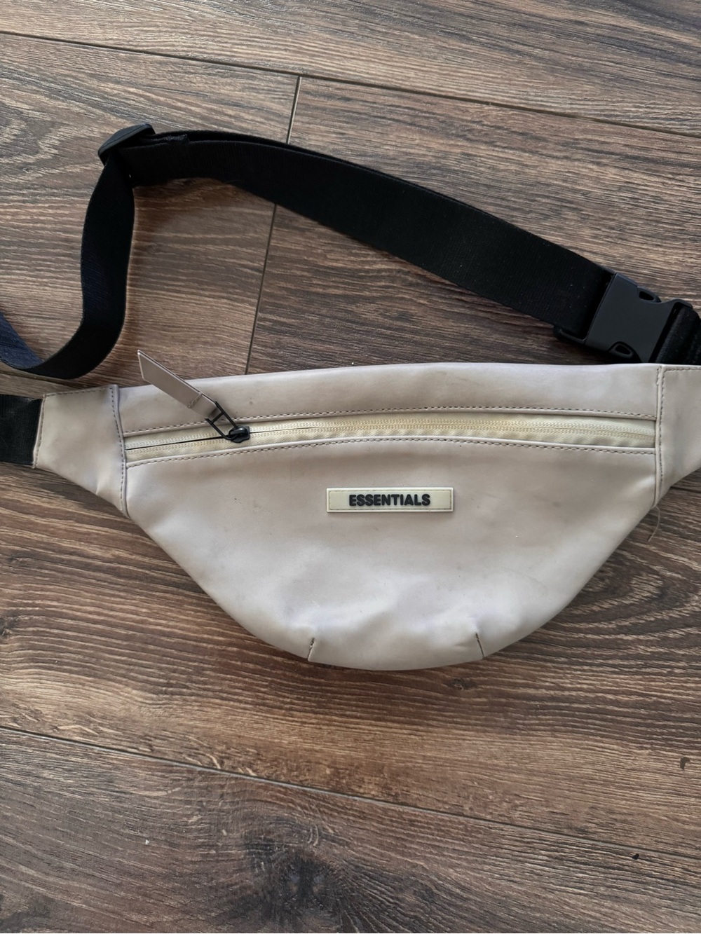 ESSENTIALS Beige Chest Fanny Pack Bag